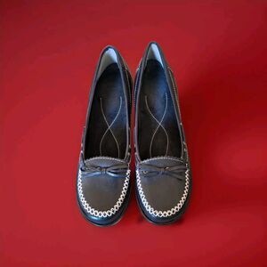White‎ Mountain Margaita Shoes Black And White Sz 7